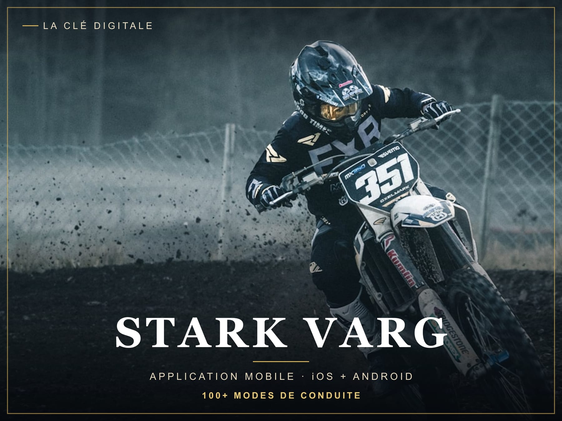 Application mobile de la moto électrique Stark Varg